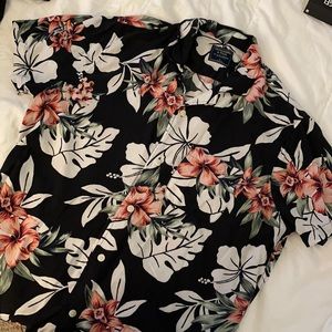 Men’s Button Down Floral Shirt